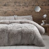 Catherine Lansfield svijetlosiva posteljina mikropliš Cuddly, 135 x 200 cm Cijene