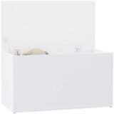  Skrinja za shranjevanje bela 84x42x46 cm konstruiran les, (20818737) | Shoptok.si