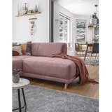 Miuform Rožnata raztegljiva/s prostorom za shranjevanje kotna sedežna garnitura (desni kot/v obliki črke L) Classy Sophie – | Shoptok.si