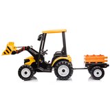 Traktor na akumulator s prikolicom Hercules 24V - žuti | shoptok.hr