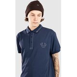 True Religion Relaxed Big T Embro T-shirt dress blue Cene