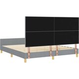  Postelja Svetlo siva 180x200 cm Tkanina, (22049551) | Shoptok.si