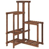 vidaXL Stojalo za rastline 62,5x61,5x101,5 cm trden les jelke, (20758780) Cene