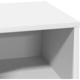  Noćni ormar Bijelo 50 x 34,5 x 50 cm. Konstruirano drvo | shoptok.hr