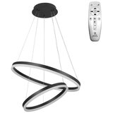  Brilagi - LED prigušiva luster na sajli CIRCLE LED/70W/230V 3000-6500K crna + daljinski upravljač | Eponuda.com