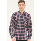 Dewberry G742 MEN'S SHIRT-LACİVERT- BURGUNDY | Shoptok.si