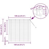 vidaXL Zavjesa za prozor sa zavjesama Ostalo Bijela 130 x 130 cm Aluminij | shoptok.hr