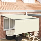  Skrovita tenda Krema 350 x 250 cm Poliester i aluminij | shoptok.hr