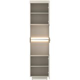 Modern Living Vitrina Lightning, Barva Hrasta, Kašmir, Osvetlitev | Shoptok.si