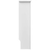 vidaXL bijeli mdf zaštitni pokrov za radijator 112 cm | shoptok.hr