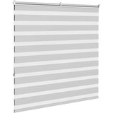 vidaXL zebra senčilo svetlo sivo 150x150 cm tkanina širina 145,9 cm | Shoptok.si