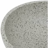 Nadgradni umivaonik sivi okrugli Φ 41 x 14 cm keramički | shoptok.hr