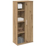 vidaXL Kupaonski ormarić s držačem za role boja hrasta 39x22x90 cm | shoptok.hr