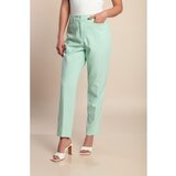 Fenzy Elegantne Hlače Za Veće Veličine, Boje Mente | shoptok.hr