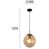  Luster na sajli OSCAR 1xE27/40W/230V dimljeno bež | Eponuda.com