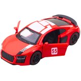 SPORTS Car Metal Pull Back Lights Sounds Red 1:43 | Shoptok.si