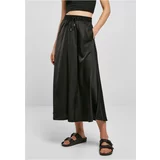 UC Ladies Ladies Satin Midi Skirt black