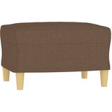  3-dijelni set sofa s jastucima smeđi od tkanine | shoptok.hr