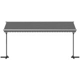  Prosto stoječa tende Siva 5 x 3 m Poliester, (5000217165) | Shoptok.si