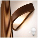  Brilagi - LED zidno svetlo CARVALHO 1xE27/60W/230V hrast/orah | Eponuda.com