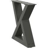  noge kavne mizice 2 kosa antracit 30x(30-31,3) cm jeklo | Shoptok.si