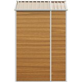  Vrtno spremište svjetlosmeđe 191 x 130 x 198 cm pocinčani čelik | Eponuda.ba