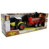  Tractor and forest trailer with wood | shoptok.hr