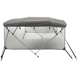 Tenda bimini s 4 luka i mrežastim zidovima 243x(230-244)x137 cm | shoptok.hr