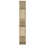 vidaXL ormarić za knjige / pregrada boja hrasta 100x24x155 cm iverica | shoptok.hr
