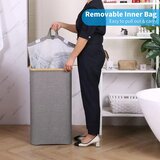 Bolzz korpa za veš Bamboo gray | Eponuda.com