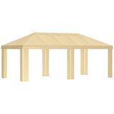 vidaXL Pokrov za gazebo 6 x 3 m Krem Poliester 190, (5000218872) | Shoptok.si