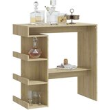vidaXL Barski stol sa stalkom boja hrasta 100 x 50 x 101,5 cm iverica | shoptok.hr