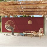 vidaXL Uvlačiva bočna tenda za terasu 200 x 600 cm crvena Cijene