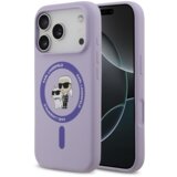Karl Lagerfeld Originalen ovitek MagSafe iPhone 17 Pro - Karl and Choupette - vijola - KLHMP17LSCMKCRHU Cene