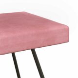  Klupa Ružičasta 80 x 40 x 45 cm Baršun | shoptok.hr