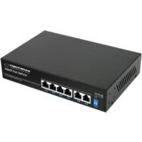 Esperanza SWITCH 4 PoE + 2 UPLINK ETHERNET SWITCH 10/100/1000 GOLIATH, ENS107 u