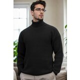 Dewberry 18701 Turtleneck Mens Knitwear-BLACK Cijene