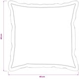  Presvlaka za jastuk 2 pcs HOUTEN Oblačnosiva 40 x 40 cm | shoptok.hr