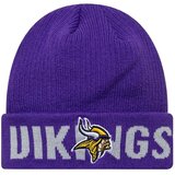 New Era Minnesota Vikings Wordmark Black Cuff Knit zimska kapa | Shoptok.si