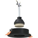 vidaXL vgrajene luči 12 kosov okrogla GU10 črna Ø91 mm, (22108759) Cene