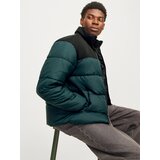 Jack & Jones Zimska jakna 'JJMOON' smaragdno zelena / crna | shoptok.hr