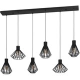Eglo 390126 - visilica na sajli basidano 6xE27/40W/230V crna | Eponuda.com