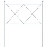  Metalno uzglavlje bijelo 80 cm | shoptok.hr