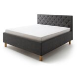 Meise Möbel tamno sivi bračni krevet San Remo, 180 x 200 cm | shoptok.hr