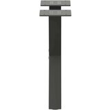  Noge za klubsko mizico v obliki črke X 2 kosa antracit 37 x (30-31) cm jeklo | Shoptok.si