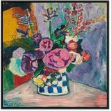  Slika - Henri Matisse – Peonies 40x40 U crnom drvenom okviru | shoptok.hr