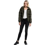 UC Ladies Women's Puffer Hooded Jacket - Dark Olive Cene