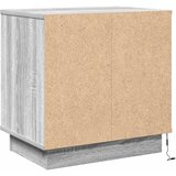  Noćni ormar Siva 50 x 34,5 x 50 cm. Konstruirano drvo | shoptok.hr