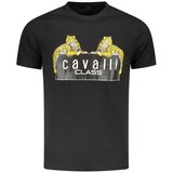 Cavalli Class Muška Majica Kratkih Rukava Crna | shoptok.hr