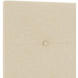  Podesivi krevet s madracem Krem 80 x 200 cm Tkanina - Krem 80 x 200 cm Prošiveno gumbima | shoptok.hr